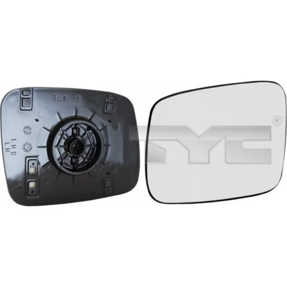 TYC 337-0084-1 Udendørs Spejlglas til VW Transporter T4