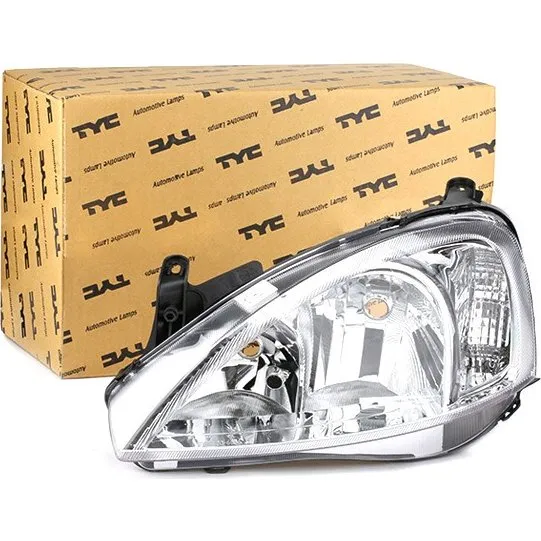 TYC Forlygte 20-6066-25-2, H7/H7, ECE-godkendt, til OPEL CORSA C & COMBO