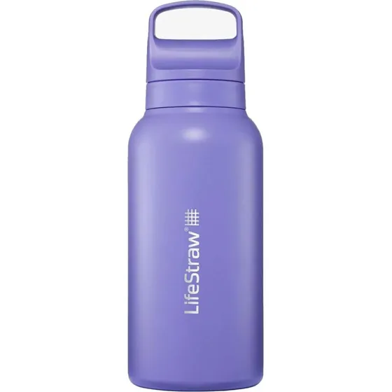 LifeStraw Go Stainless Steel 2.0 Vandflaske 1L – Sort