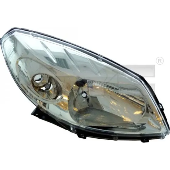 TYC Forlygte 20-11794-06-2 H4 Krom for Dacia Sandero