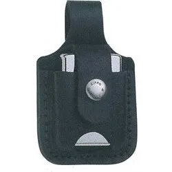 Zippo Thumb Notch læderetui, sort