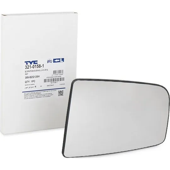 TYC Spejlglas 321-0158-1, udvendig, venstre, opvarmet