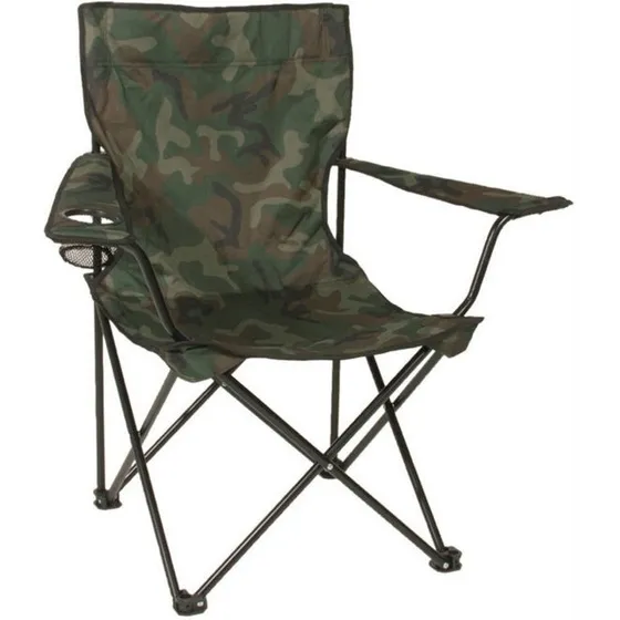 Mil-Tec Relax Campingstol - Woodland Camouflage