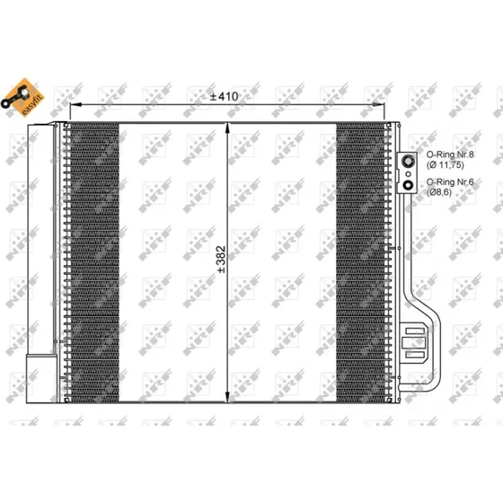 NRF Kondensator 35937 til SMART Fortwo