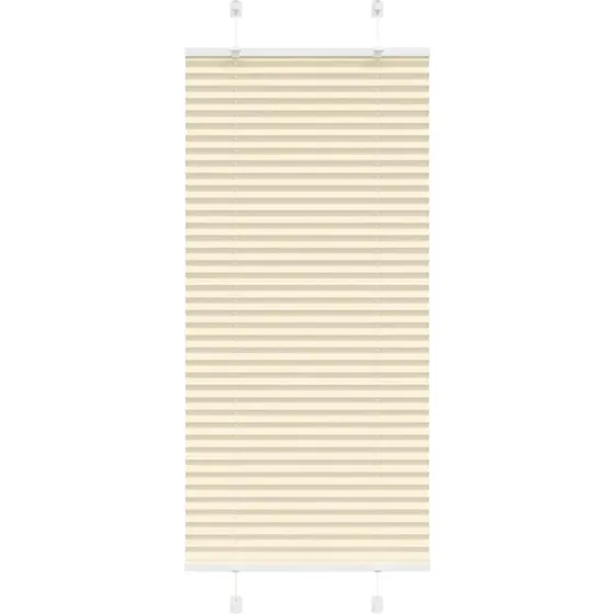 vidaXL Plisségardin Fløde 55x100 cm, 100% Polyester