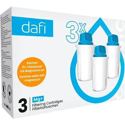 Dafi Filterpatroner Magnesium Mg2+ 3-pak