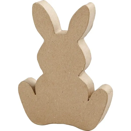 Hare - Papmachéhare, 18 cm, 1 stk.