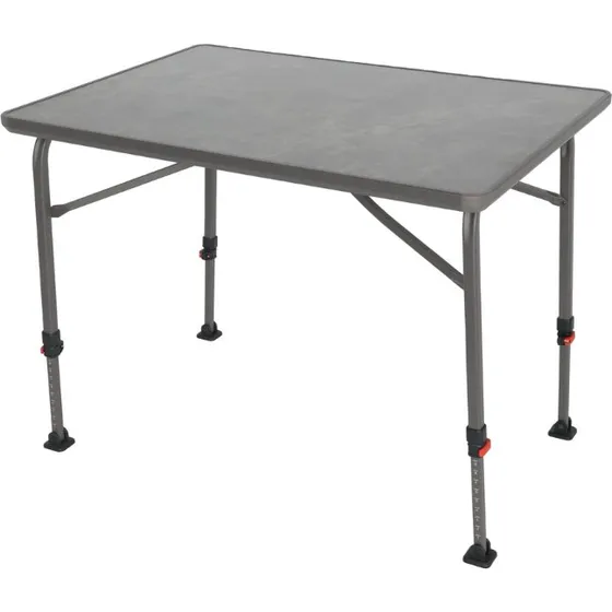 WeCamp Firenze campingbord 100x70 cm, justerbare ben, grå