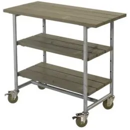 Plus Urban Picnic grillbord 100 cm - gråbrun