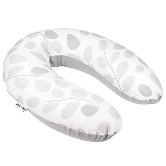 Doomoo Amme- & Graviditetspude Løv Grå 180 cm