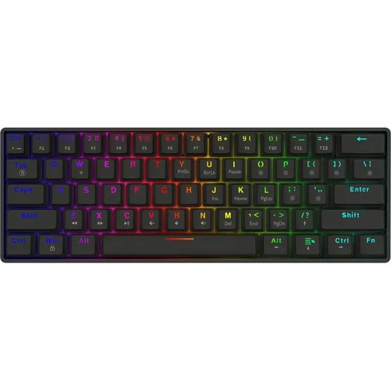 Savio Blackout X2 Peach Silent Hot Swap Mekanisk Tastatur - Sort