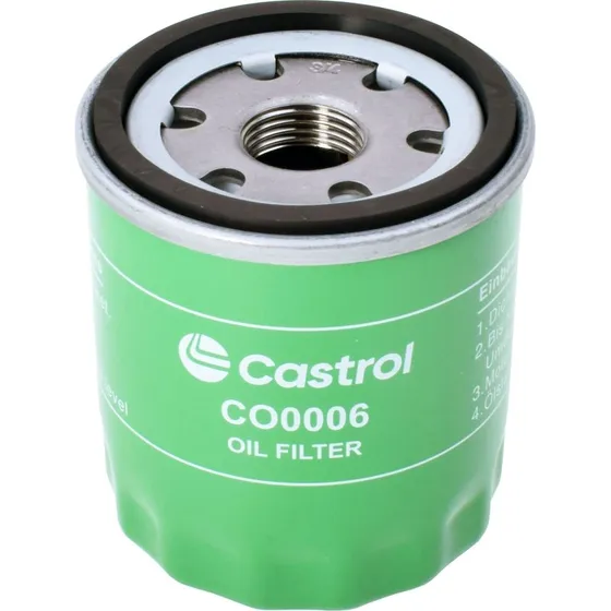 Castrol Filters CO0006 Oliefilter, kompatibelt med Toyota, Peugeot, Citroën