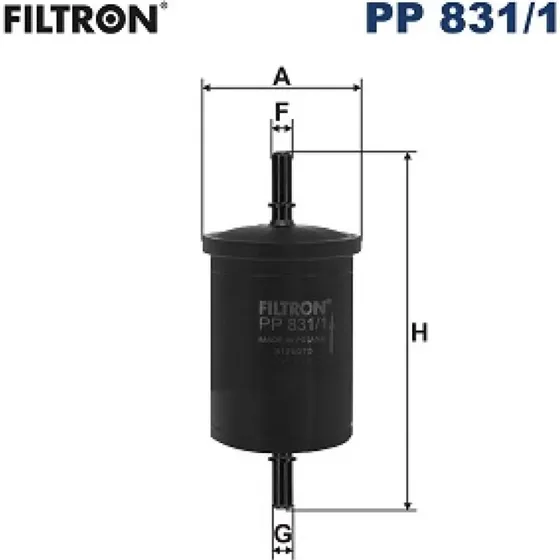 FILTRON Brændstoffilter PP 831/1 for OPEL, RENAULT, SKODA