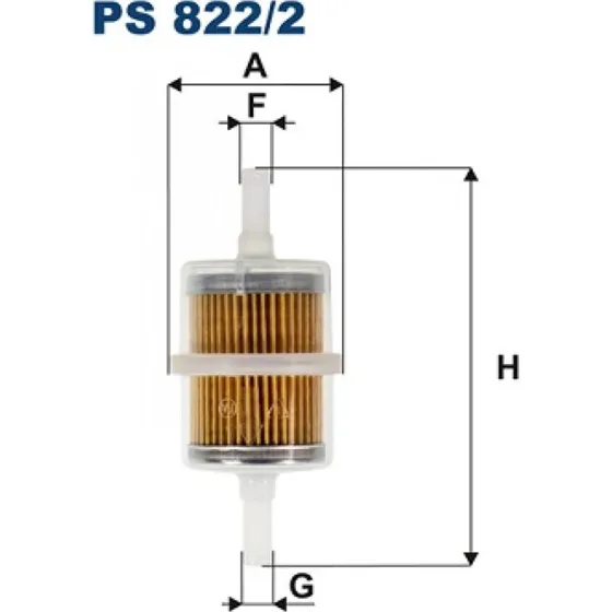 FILTRON Brændstoffilter PS 822/2 FS95 for FIAT CINQUECENTO