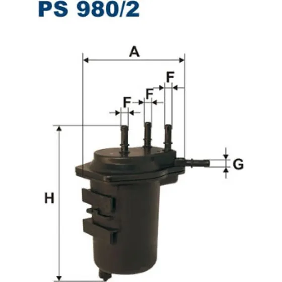 FILTRON PS 980/2 Brændstoffilter til Nissan, Renault, Suzuki