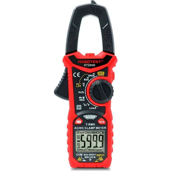 Habotest HT206D Digital Strømtang True RMS NCV LPF