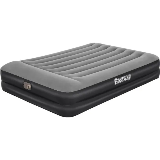 TRITECH luftmadras 203×152×46 cm med indbygget pumpe