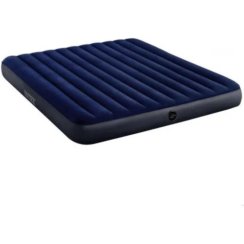 Intex 64755 dobbelt oppustelig velourmadras 203x183x25 cm