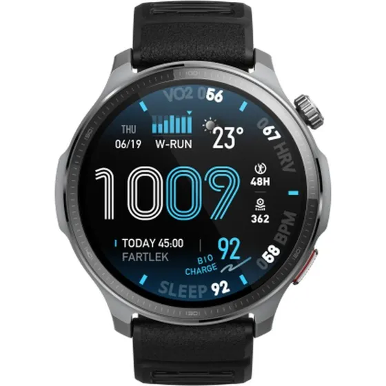 Amazfit Balance 2 XT Smartwatch, Sort, 1,5" AMOLED