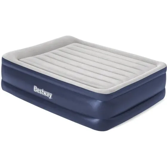 Bestway Tritech Queen luftmadras 203x152x56 cm med indbygget pumpe