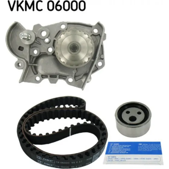 SKF Vandpumpe + Tandremssæt VKMC 06000, 17 mm bred, 95 tænder