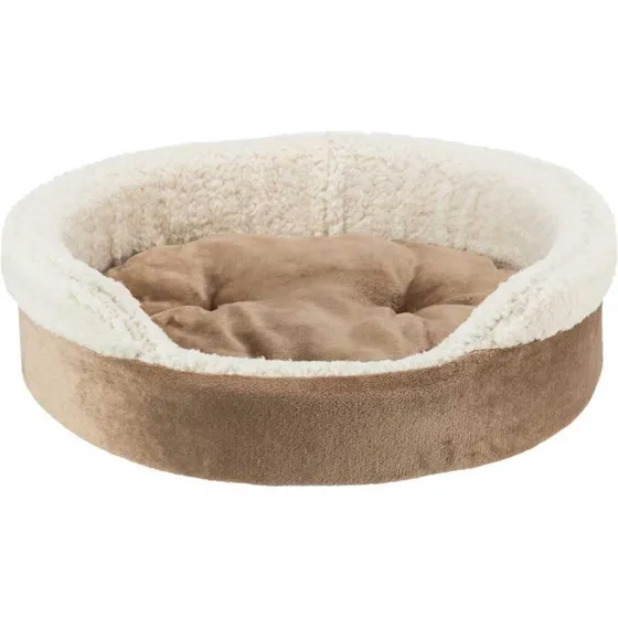 Cosma Hundeseng Oval Brun/Beige 85 x 65 cm