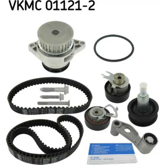 SKF Vandpumpe + Tandremssæt VKMC 01121-2 til VW, Audi, Seat