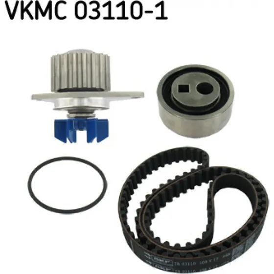SKF Vandpumpe + Tandremssæt VKMC 03110-1 til PEUGEOT/CITROËN