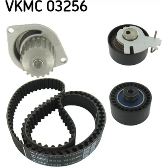 SKF Vandpumpe + Tandremssæt VKMC 03256 til Peugeot/Citroën