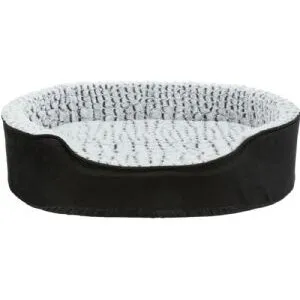 Trixie ortopædisk hundeseng 60x45 cm - sort/grå