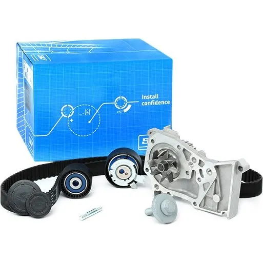 SKF Vandpumpe + Tandremssæt VKMC 06021, 27 mm, 132 tænder
