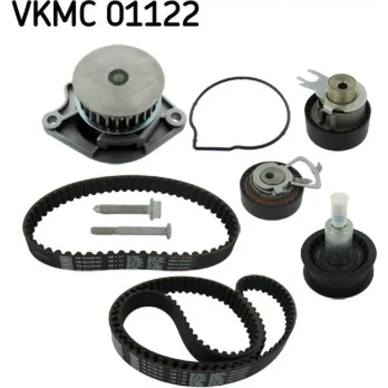 SKF Vandpumpe + Tandremssæt VKMC 01122 for VW, Skoda, Seat