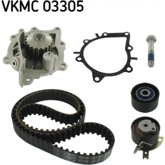 SKF Vandpumpe + Tandremssæt VKMC 03305 for Ford, Fiat, Peugeot