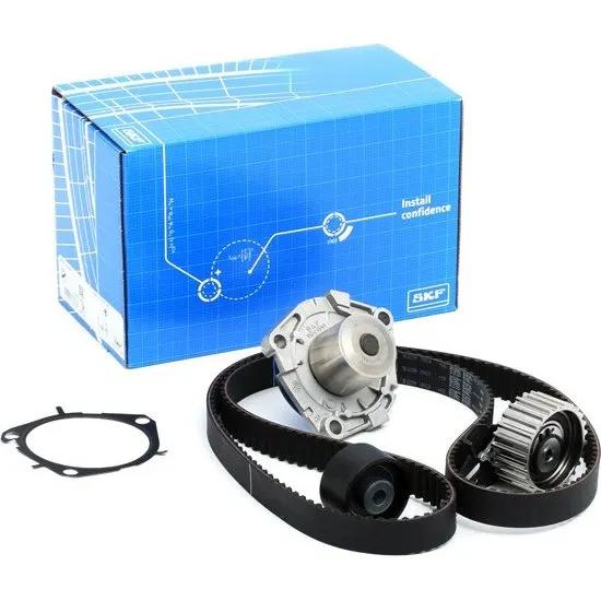 SKF Vandpumpe + Tandremssæt VKMC 02199-2, 24 mm, 194 tænder