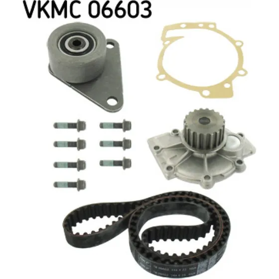 SKF Vandpumpe + Tandremssæt VKMC 06603 for Volvo 850, S70, V70 I