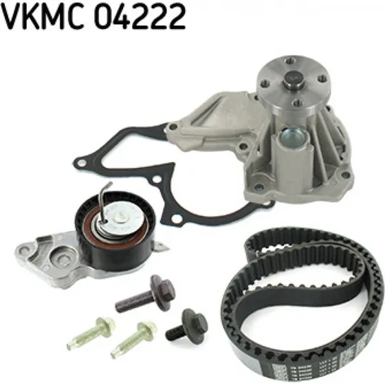 SKF Vandpumpe + Tandremssæt VKMC 04222 for Ford, Mazda, Volvo