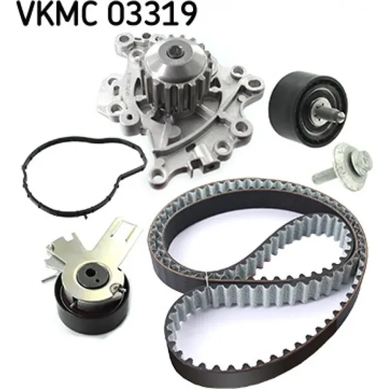 SKF Vandpumpe + Tandremssæt VKMC 03319 til OPEL, FORD, FIAT