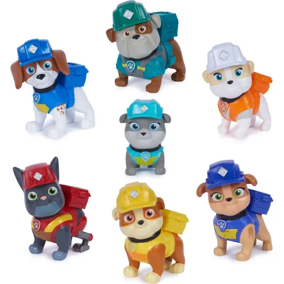 Paw Patrol Rubble & Crew Figursæt, 7 stk