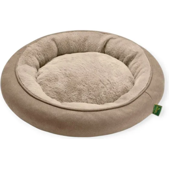 Hunter Rockford Donut Hundeseng - Vendbar, Brun