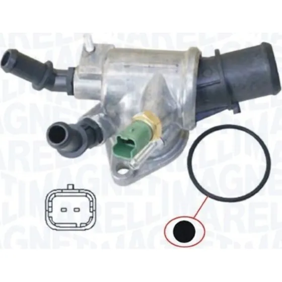 MAGNETI MARELLI Termostat 352317100440, med sensor og pakning, 89°C