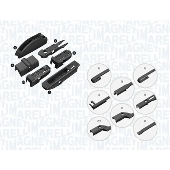 MAGNETI MARELLI Viskerblad 700 mm, MFQ700