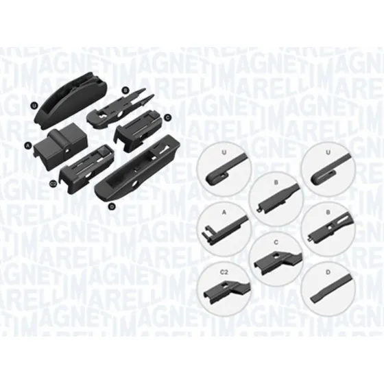 MAGNETI MARELLI Viskerblad 350 mm, MFQ350, til OPEL, FORD, RENAULT