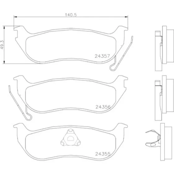 Brembo Bremseklodser P 37 009 til Jeep Cherokee & Wrangler II