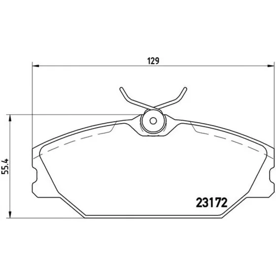 Brembo Bremseklodser P 68 027, Akselsæt, Prime-serie