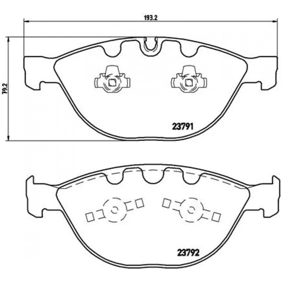 Brembo Bremseklodser P 06 047, Prime-serie, for BMW 5, 6, 7 (2008+)