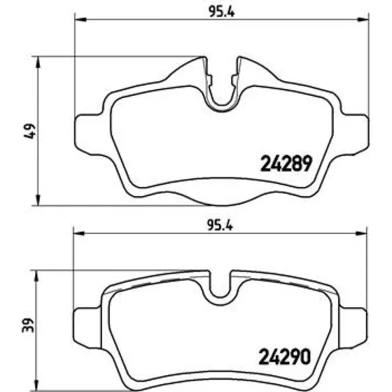 Brembo Bremseklodser P 06 052, Prime, bagaksel, MINI