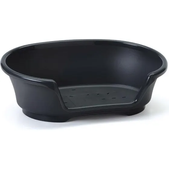 Savic Cozy-Air Design Plast Hundeseng, Sort 45 cm