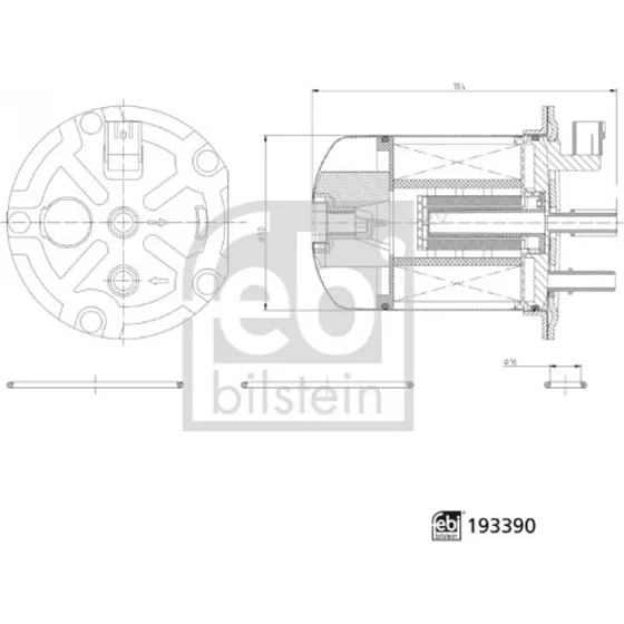 FEBI BILSTEIN 193390 Brændstoffilter