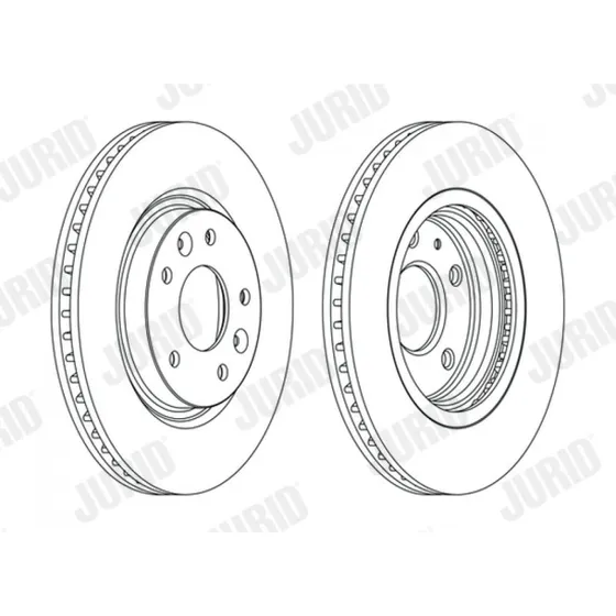 JURID Bremseskive 563120JC for Renault KADJAR, Nissan Qashqai