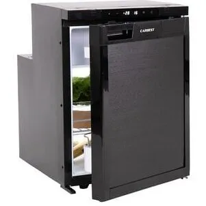 Carbest LR50L kompressorkøleskab 50L – sort børstet